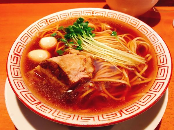 「煮干出汁ラーメン&しめじご飯セット」@食堂酒場 Graciaの写真