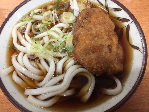 「メンチうどん¥410」@つくば本店 駅前店の写真