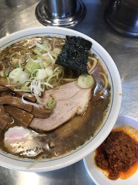 「ラーメン、辛味」@滝野川大勝軒の写真