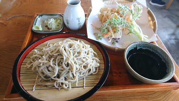 「天ざる900円」@そば園 佐竹の写真