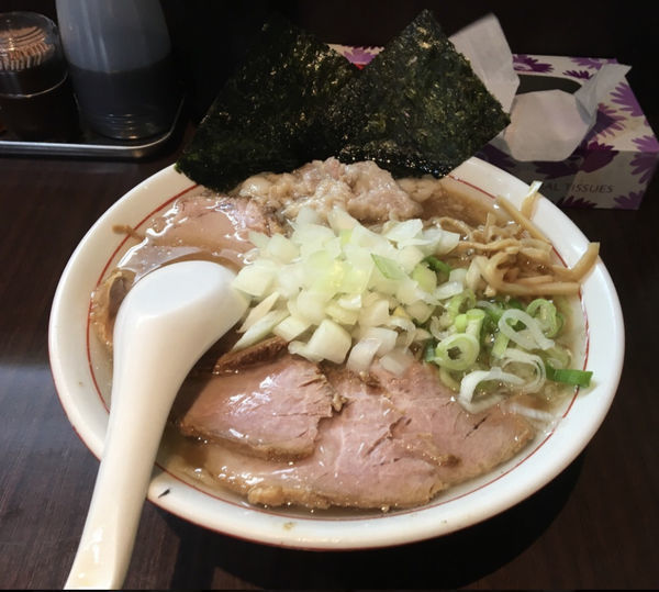 「チャーシュー麺、玉ねぎ、身入り」@手打ち中華そば 酒田の写真