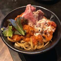 [オフ会メニュー] トマトソースの和えそば