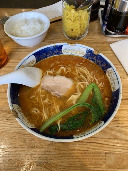 「だんだんめん(中辛):900円」@支那麺 はしご 赤坂店の写真