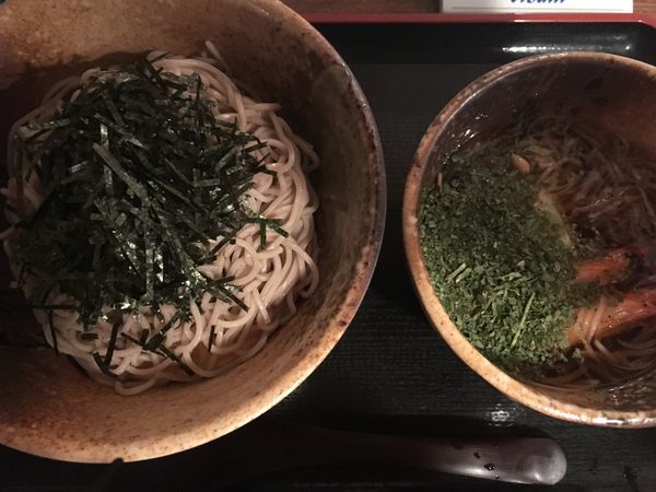 「【期間限定】トムヤムクンつけ蕎麦」@えきめんや 品川店の写真