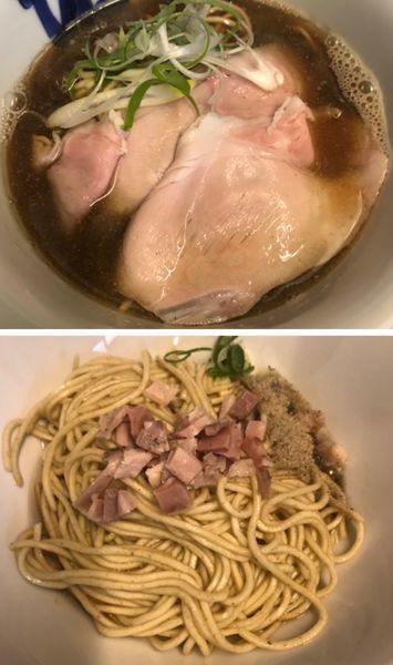 「煮干そば＋和え玉」@小烏丸 ramen-laboの写真