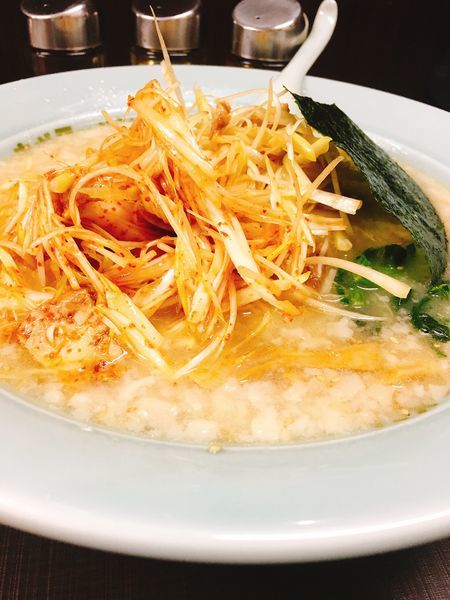 「ダブルネギ塩ラーメン中盛」@ラーメンショップ椿 ひたちなか店の写真