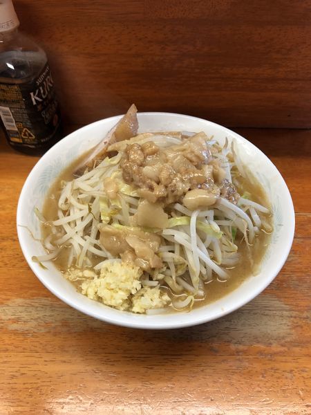 「小ラーメン(ニンニク+アブラ)」@ラーメン二郎 立川店の写真