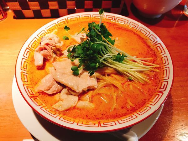 「さつま地鶏チャーシューカレーラーメン&バターライスセット」@食堂酒場 Graciaの写真