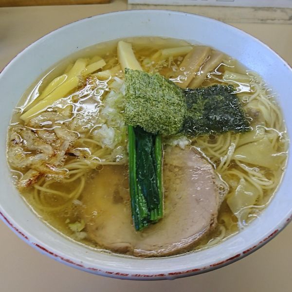 「富山ホワイトワンタン麺」@支那そば 心麺の写真