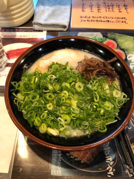 「博多ネギラーメン」@博多らーめん 万々の写真