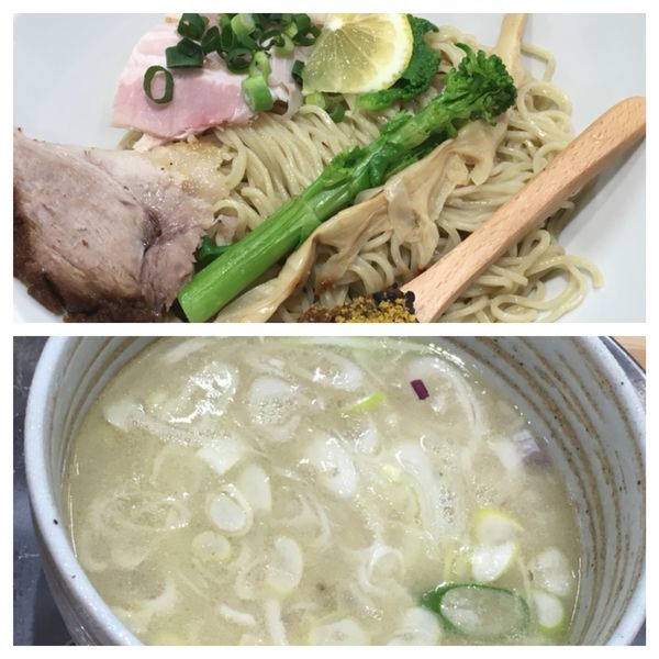 「焼き味噌と鮮魚の細つけ麺」@和風ピンポン竹末の写真