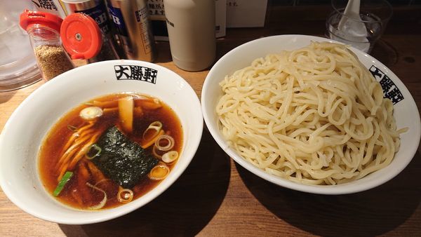 「スペシャルつけそば(ジャンボ大盛) オープン価格500」@元祖つけそば 西台大勝軒 本店の写真