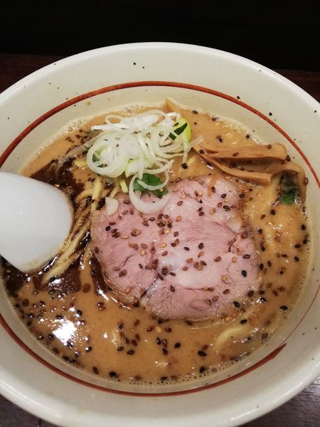 「胡麻らーめん」@拉麺 阿修羅 船橋本店の写真