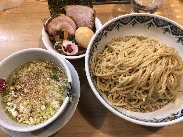 「粟国の塩つけそば 味玉」@中華そば 多賀野の写真