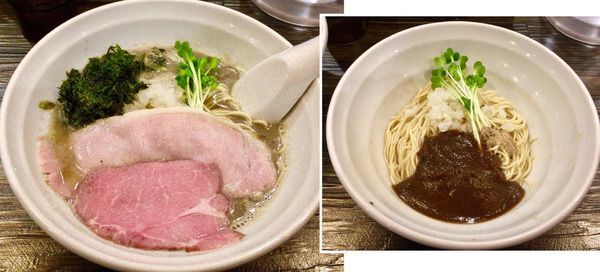 「煮干しと昆布の中華そば & 牡蠣玉」@布施丿貫の写真