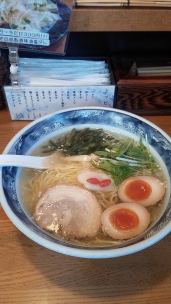 「塩ラーメン」@らーめん しおの風 本店の写真