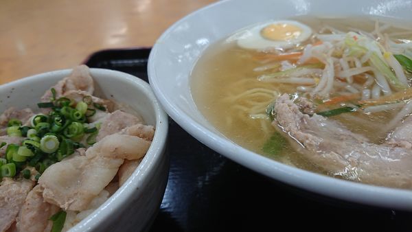 「塩タンメン」@道なか食堂 げんきの写真