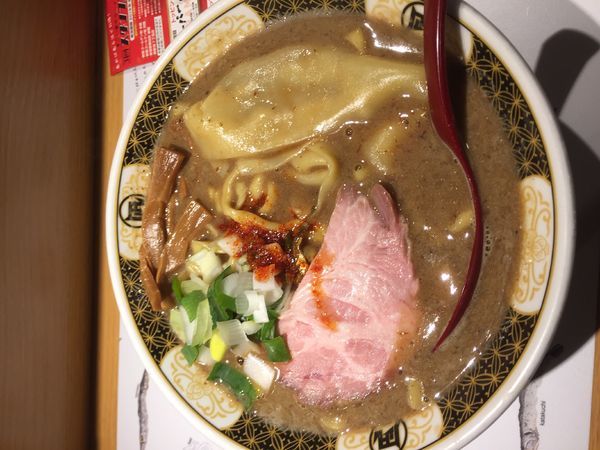 「こってり煮干らーめん ¥820」@すごい煮干ラーメン凪 西新宿7丁目店の写真