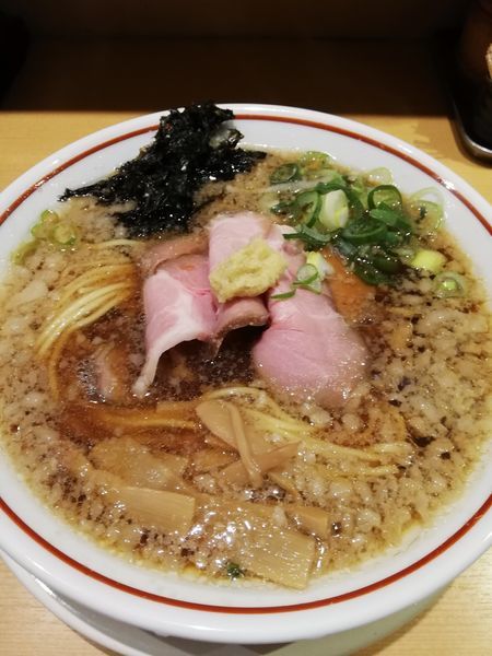 「背脂生姜醤油ラーメン」@生姜醤油専門 我武者羅 幡ヶ谷本店の写真