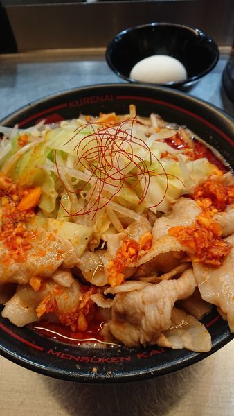 「紅らーめん温玉」@麺創研 紅 国分寺の写真