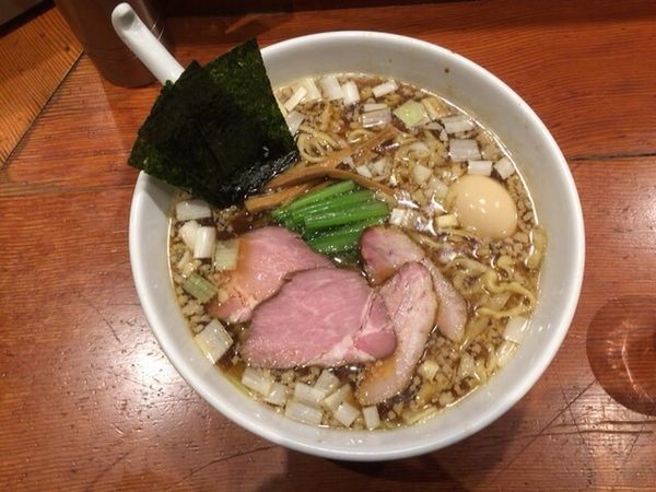 「特製手揉み中華蕎麦 醤油 大盛」@麺処 ほん田の写真