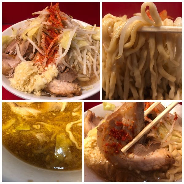 「ラーメン小 750円 ヤサイニンニク」@ラーメン二郎 西台駅前店の写真