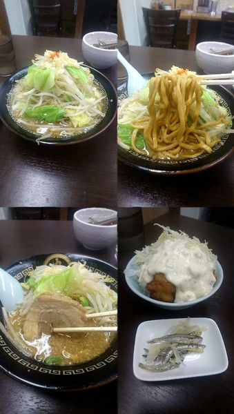 「限定『燕三郎 並(￥850)』のニンニク入り」@中華蕎麦 丸め 東久留米店の写真