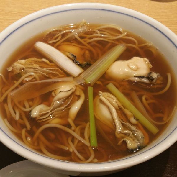 「カキ南蛮蕎麦」@ソバキチ ルミネ横浜店の写真