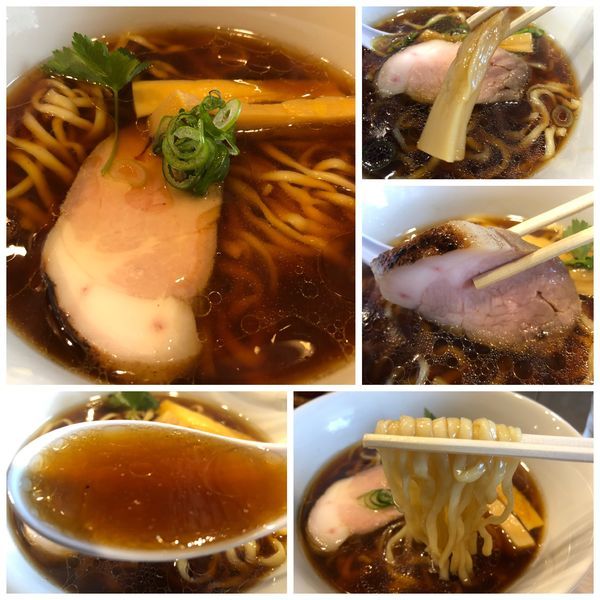 「醤油らーめん 760円 平打ち麺に変更 50円」@らーめんMAIKAGURAの写真