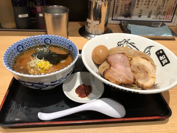 「半熟玉子つけ麺」@中華蕎麦 とみ田の写真