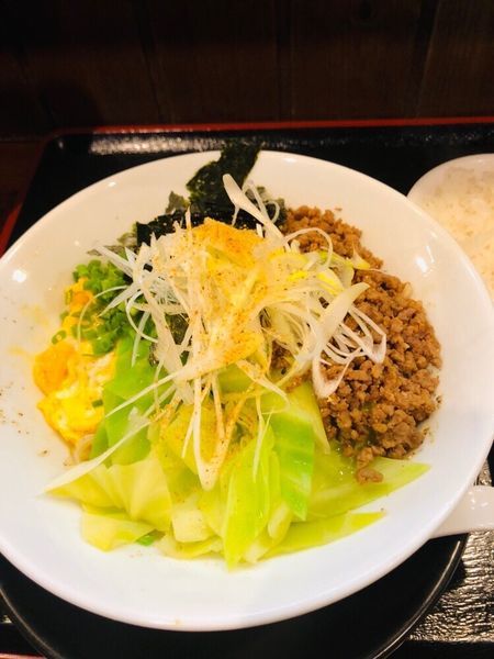 「ジビエまぜそば」@麺創 なな家の写真