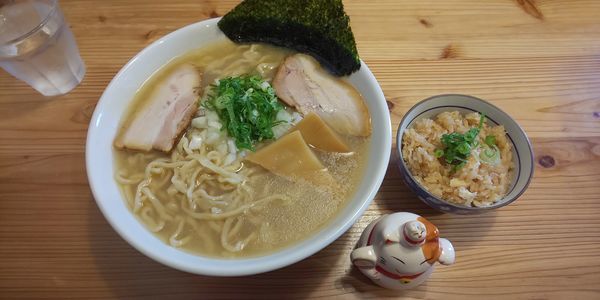 「鯛塩らーめんと鯛おこわのセット」@らーめん いつ樹 本店の写真