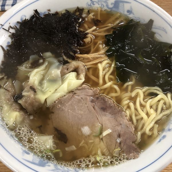 「塩ラーメン＋ワンタン」@太公望の写真