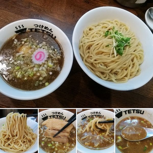 「味玉つけ麺(300g)　910円」@つけめんTETSU 御徒町ラーメン横丁店の写真