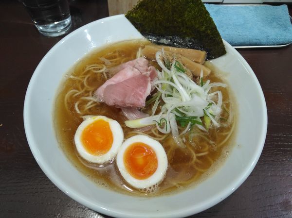 「鯖とうるめ　醤油」@中華そば うお青の写真