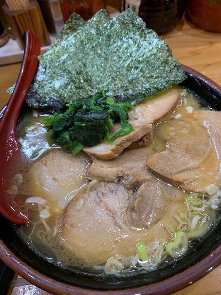 「ラーメン➕チャーシュー➕ライス」@麺屋 だるまの写真