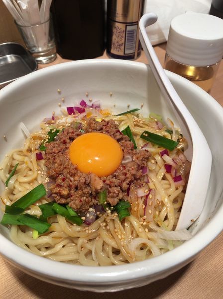 「【限定】汁なし担々麺 ８００円」@中華そば ます田の写真