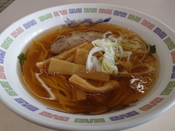 「西山昆布醤油ラーメン」@千葉運転免許センター売店の写真