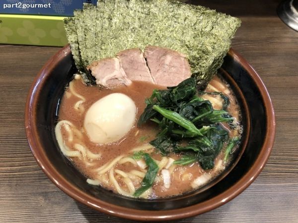 「のり味玉ラーメン並 (850円)」@横浜家系らーめん 武道家の写真
