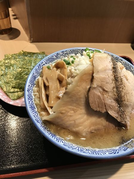 「ZAN  特製つけ麺」@らー麺土俵 鶴嶺峰の写真