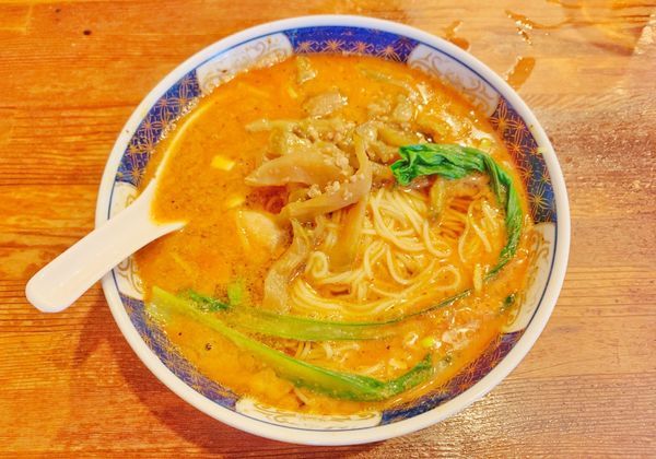 「ザーサイ担担麺」@支那麺 はしご 赤坂店の写真