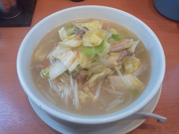 「タンメン 520円」@日高屋 小手指北口店の写真