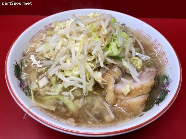 「小ラーメン 「ニンニク」(730円)」@ラーメン二郎 京急川崎店の写真
