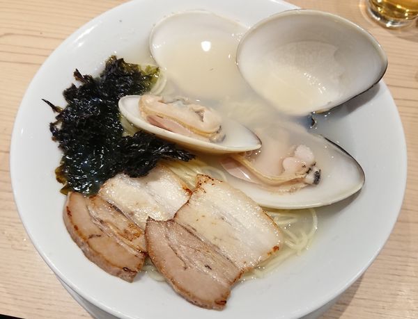「【限定】蛤の潮らーめん」@鯛塩そば灯花 本店の写真