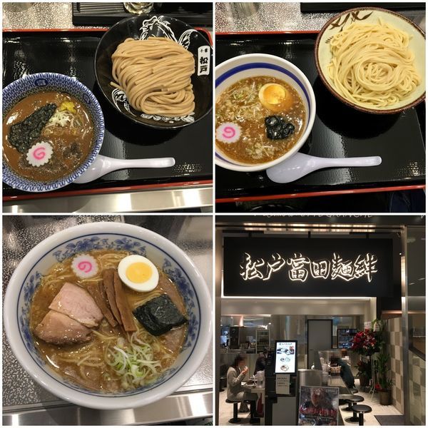 中華そば+濃厚つけ麺+もりそば(二人でシェア)