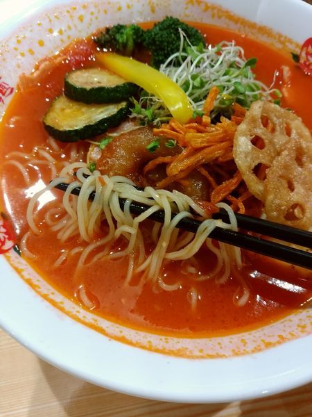 「太陽の茄子ラーメン」@太陽のトマト麺 上野広小路支店の写真