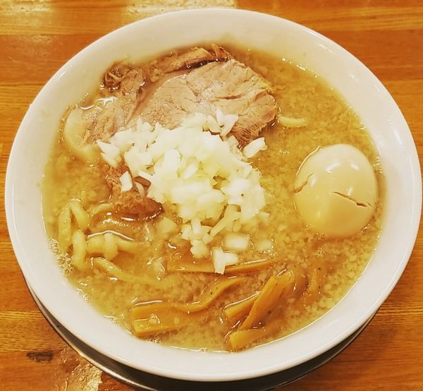 「中華そば(中脂)(煮玉子)」@中華そば136の写真