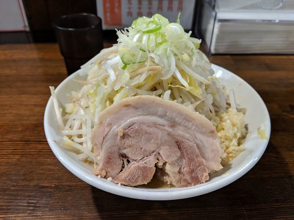 「ミニらーめん（豚1枚）780円」@ちばから 渋谷道玄坂店の写真