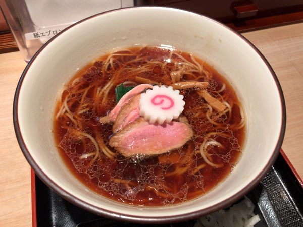 「芳醇鴨そば」@銀座 鴨そば 九代目 けいすけの写真