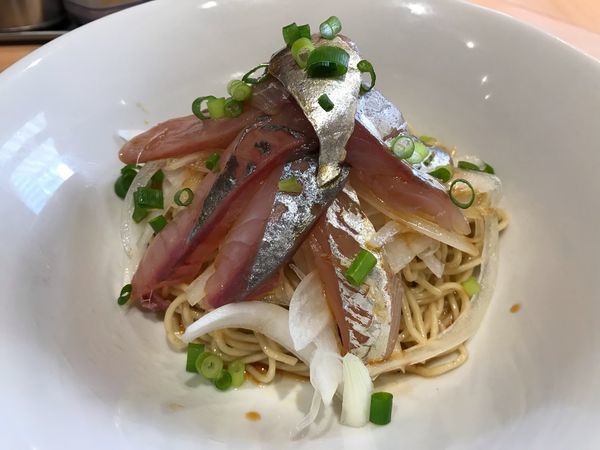 「あじそば  430円」@寿製麺 よしかわ 西台駅前店の写真